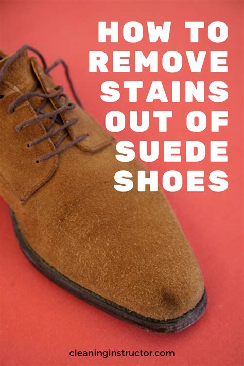 water marks on suede shoes